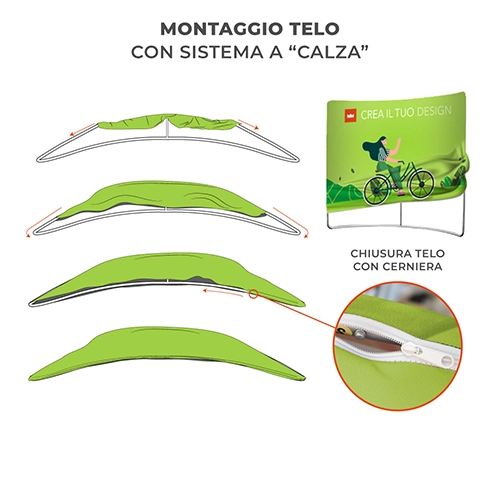 pareti per stand personalizzabili