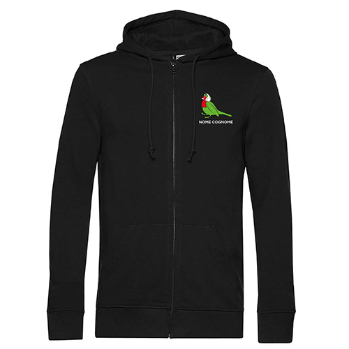 Felpa Uomo personalizzata cotone con zip e cappuccio