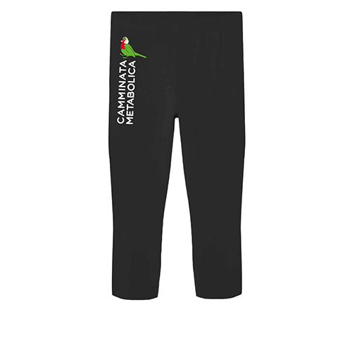 Leggins corto 3/4 regular fit Donna personalizzato cotone