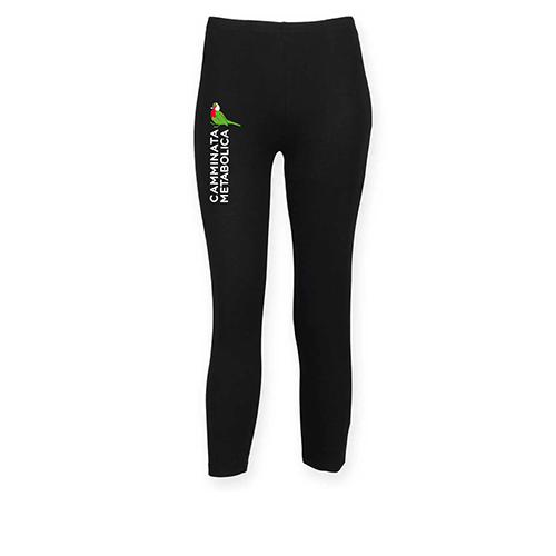 Leggins corto 3/4 skinfit Donna personalizzato cotone