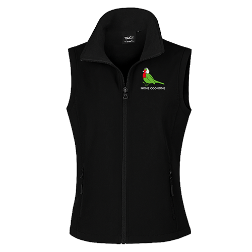 Softshell smanicato Donna personalizzato