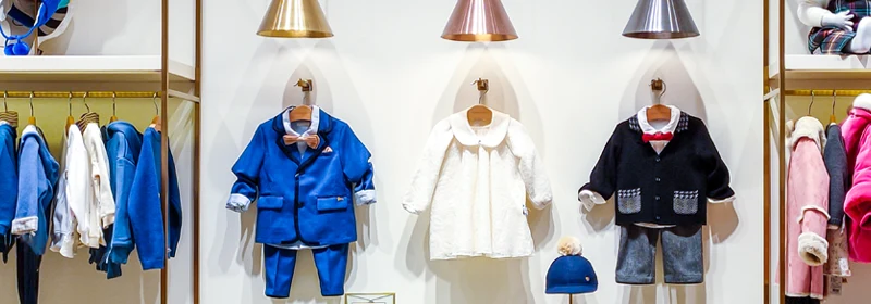 arredamento negozio bambino