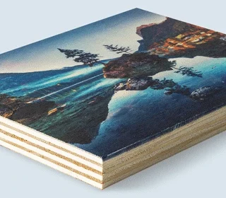 stampare foto su legno