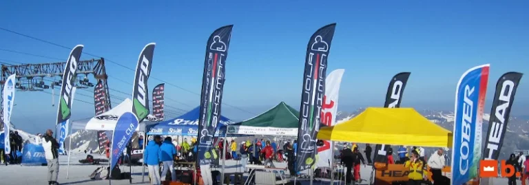 bandiera pubblicitaria a vela