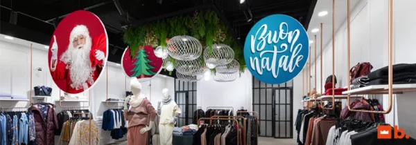 decorazioni natale per negozi