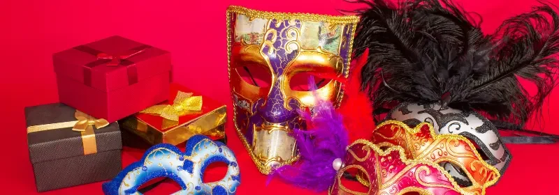 allestimento vetrine carnevale