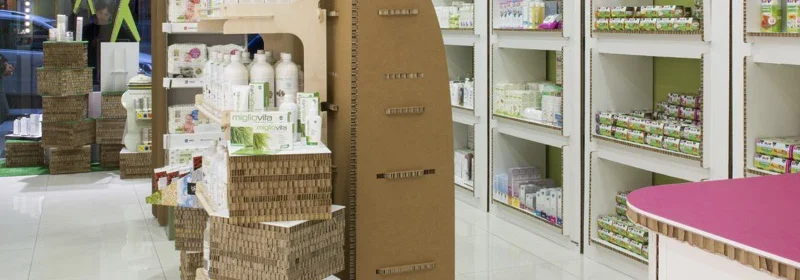arredo profumerie in cartone