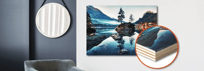 fotografia su legno