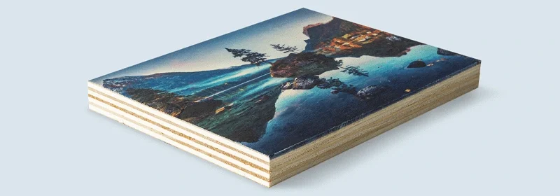 stampare foto su legno