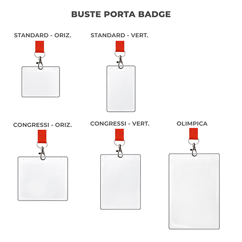 Laccetto porta badge personalizzabile